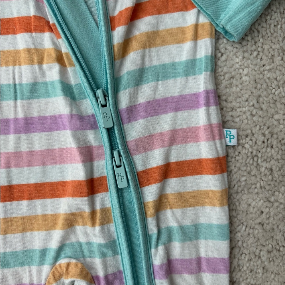 Posh Peanut “Hayden” Convertible One Piece with Matching Bow Headband - Picture 5 of 11